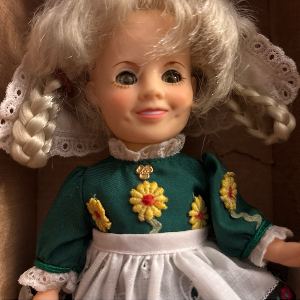 8in Antique Shirley Temple Doll Heidi